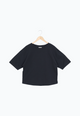 Second Hand T-Shirt LENA aus TENCEL™ Lyocell - Black (Tencel) - XS