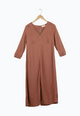 Second hand midi dress AMIRA from LENZING™ ECOVERO™ - Truffle Beige - S - Truffle Beige - S