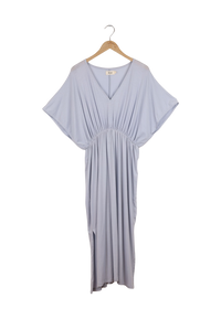 Second Hand Jersey-Kleid  VIOLET aus TENCEL™ Lyocell - Misty Blue (Tencel) - S