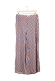 Secondhand MARLEEN Pants made from LENZING™ ECOVERO™ - Terracotta / Blue (Geometric) - XL