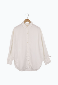 Second Hand Bluse COSIMA aus TENCEL™ Lyocell - Undyed (Tencel) - S