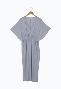 Second hand jersey dress VIOLET made from TENCEL™ Lyocell - Misty Blue (Tencel) - S