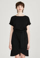 Second hand jersey dress YLVA made from organic cotton - Shadow Grey - N/A - S