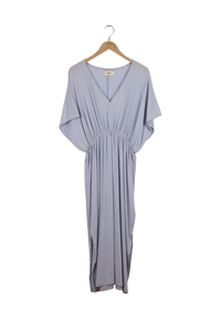 Second hand jersey dress VIOLET made from TENCEL™ Lyocell - Misty Blue (Tencel) - S