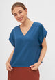 Second Hand Blusenshirt RUBY aus TENCEL™ REFIBRA™ Lyocell - Ocean Blue (Refibra) - XL