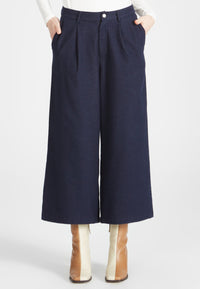 Second Hand Culotte TAMARA aus Bio-Baumwolle - Navy Blue - M