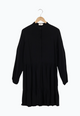 Second hand flounce dress LENDRA from LENZING™ ECOVERO™ - Black - XS