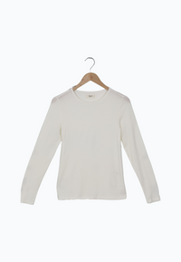 Second Hand Longsleeve SONJA aus TENCEL™ Lyocell - Undyed (Tencel) - N/A - S