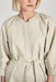 Second Hand Blusenkleid ODETTE aus Bio-Baumwolle - Beige - S