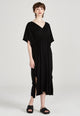 Second hand jersey dress VIOLET made from TENCEL™ Lyocell - Black (Tencel) - S