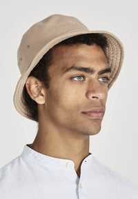 Organic Cotton Bucket Hat ALEX - Light Brown