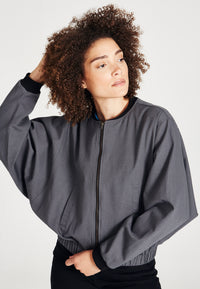 Givn Berlin Blouson COLETTE aus Bio-Baumwolle Jacket Grey