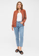 Givn Berlin Blouson DEBBY aus TENCEL™ REFIBRA™ Lyocell Jacket Terracotta (Refibra)
