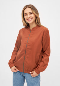Givn Berlin Blouson DEBBY aus TENCEL™ REFIBRA™ Lyocell Jacket Terracotta (Refibra)