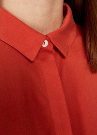 Givn Berlin Bluse IVY aus TENCEL™ Lyocell Blouse Dark Coral (Tencel)