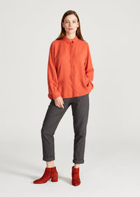 Givn Berlin Bluse IVY aus TENCEL™ Lyocell Blouse Dark Coral (Tencel)