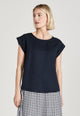 Givn Berlin Blusenshirt CAPRI aus TENCEL™ Lyocell Blouse Midnight Blue (Tencel)