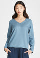 Givn Berlin Blusenshirt ROSE aus TENCEL™ REFIBRA™ Lyocell Blouse Arctic Blue (Refibra)