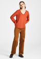 Givn Berlin Blusenshirt ROSE aus TENCEL™ REFIBRA™ Lyocell Blouse Rusty Orange (Refibra)