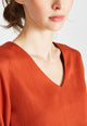 Givn Berlin Blusenshirt ROSE aus TENCEL™ REFIBRA™ Lyocell Blouse Rusty Orange (Refibra)