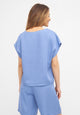 Givn Berlin Blusenshirt RUBY aus TENCEL™ Lyocell Blouse Iris Purple (Tencel)