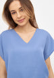 Givn Berlin Blusenshirt RUBY aus TENCEL™ Lyocell Blouse Iris Purple (Tencel)