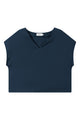 Givn Berlin Blusenshirt RUBY aus TENCEL™ Lyocell Blouse Midnight Blue (Tencel)