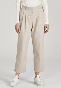 Givn Berlin Bundfaltenhose CHRISTIN aus Bio-Baumwolle Trousers Beige