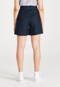 Givn Berlin Cargo-Shorts KAREN aus Leinen Shorts Midnight Blue (Linen)