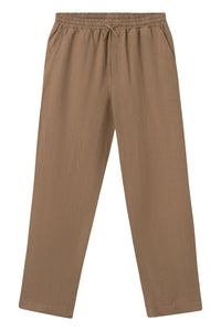 Givn Berlin Chino-Hose ERIC aus Leinen Trousers Muddy Brown (Linen)