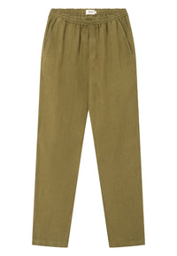 Givn Berlin Chino-Hose ERIC aus Leinen Trousers Olive Oil (Linen)