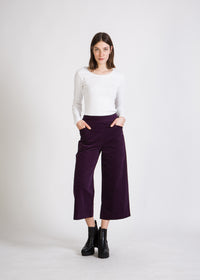 Givn Berlin Cord-Culotte FAY aus Bio-Baumwolle Trousers Purple (Cord)