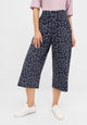 Givn Berlin Culotte ANNA aus Bio-Baumwolle Trousers Midnight Blue (Blooms)