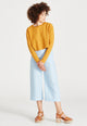 Givn Berlin Culotte FAY aus Leinen Trousers Pale Blue (Linen)