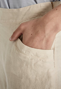 Givn Berlin Culotte FAY aus Leinen Trousers Beige (Linen)