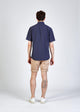 Givn Berlin Kurzarmhemd DYLAN aus Bio-Baumwolle Buttoned Shirt Blue (Elements)