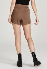 Givn Berlin Shorts FILIZ aus Bio-Baumwolle Shorts Muddy Brown