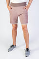 Sweatshorts FLOPPY aus Baumwolle - Tobacco