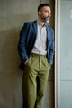 Givn Berlin Hemd RAMIN aus Bio-Baumwolle  Buttoned Shirt Midnight Blue / White (Stripes)