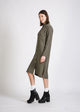 Givn Berlin Hemdblusenkleid DEMI aus TENCEL™ Lyocell Dress Olive (Tencel)