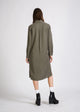 Givn Berlin Hemdblusenkleid DEMI aus TENCEL™ Lyocell Dress Olive (Tencel)