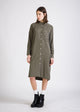 Givn Berlin Hemdblusenkleid DEMI aus TENCEL™ Lyocell Dress Olive (Tencel)