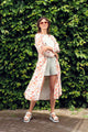 Givn Berlin Hemdblusenkleid MAGGIE aus LENZING™ ECOVERO™ Dress Lavender / Sage (Flowers)
