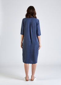 TESSA shirtdress in TENCEL™ Lyocell - Light Blue (Tencel)
