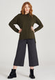 Givn Berlin Hoodie MONA aus recycelter Baumwolle Sweater Dark Olive