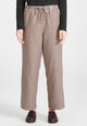 Givn Berlin Hose AMANDA aus Bio-Baumwolle Trousers Dark Purple / Dark Grey / Beige (Checked)