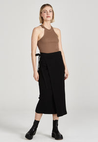 Givn Berlin Wickelrock JENNA aus Bio-Baumwolle Skirt Black