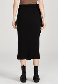 Givn Berlin Wickelrock JENNA aus Bio-Baumwolle Skirt Black