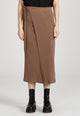 Givn Berlin Wickelrock JENNA aus Bio-Baumwolle Skirt Muddy Brown
