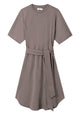 Givn Berlin Jersey-Kleid LILOU aus Bio-Baumwolle Dress Taupe